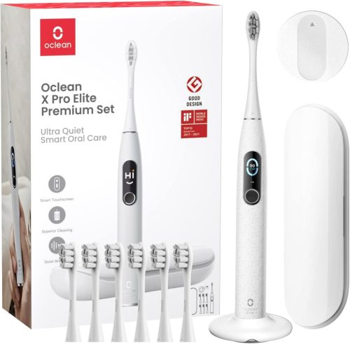 OCLEAN X PRO ELITE PRÉMIUM ELEKTROMOS FOGKEFE CSOMAG, SZÜRKE