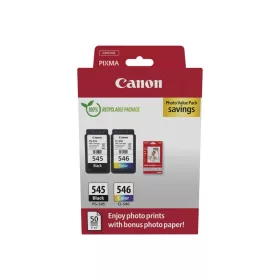   CANON PG-545+CL-546 FEKETE/SZÍNES (2X8ML) + 50DB GP501 10X15CM FOTÓPAPÍR EREDETI MULTIPACK (8287B008)