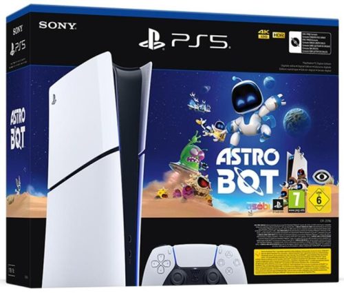 SONY PLAYSTATION 5 SLIM DIGITAL EDITION + ASTRO BOT BUNDLE JÁTÉKKONZOL (PS711000044336)