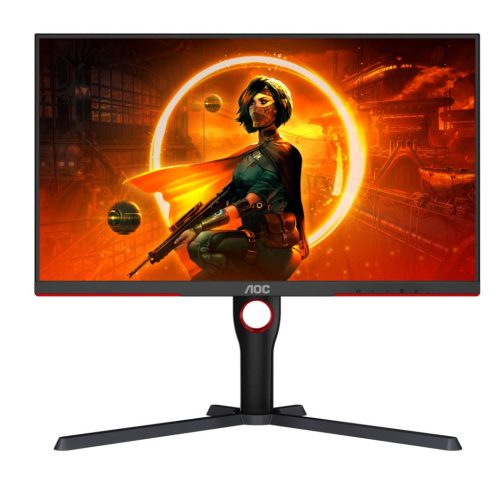 AOC Q27G3XMN/BK, 27", 16:9, 2560X1440, 180 HZ, 1MS, 1000 CD/M2, 2XHDMI, 1XDISPLAYPORT, ÁLLÍTHATÓ MAGASSÁG, PIVOT, GAMING MONITOR