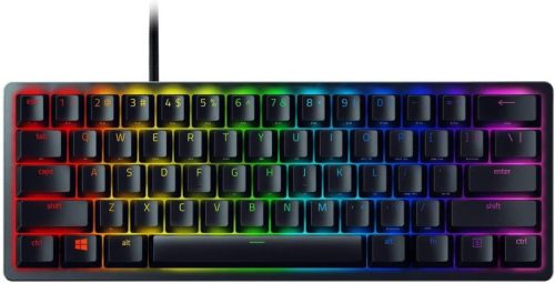 RAZER HUNTSMAN MINI GAMER BILLENTYŰZET, PURPLE SWITCH, US LAYOUT (RZ03-03390100-R3M1)
