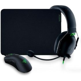   RAZER BATTLE BUNDLE - DEATHADDER V2 GAMER EGÉR + BLACKSHARK V2 X FEJHALLGATÓ + GIGANTUS V2 M EGÉRPAD - FEKETE (RZ85-03240100-B3U1)