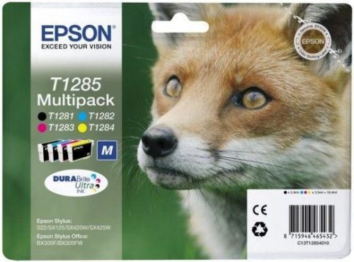 EPSON T1285 (C13T12854012) (5,9ML+3X3,5ML) C,M,Y,BK EREDETI MULTIPACK