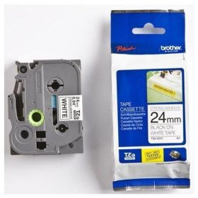  BROTHER TZe-S251 FEHÉR ALAPON FEKETE LAMINÁLT 24MM/8M EREDETI SZALAG (TZES251)