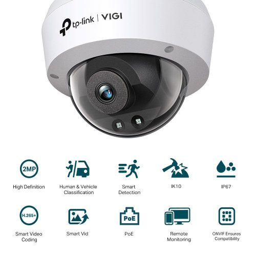 TP-LINK VIGI C220I (2.8MM) 2MP MINI DOME NETWORK KAMERA