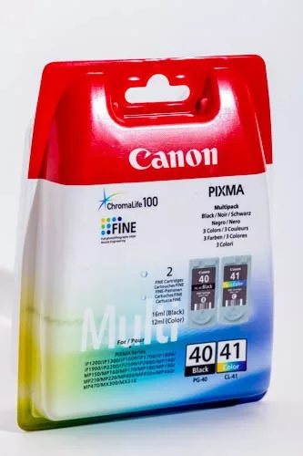 CANON PG-40/CL-41 FEKETE/SZÍNES (25ML+19ML) EREDETI MULTIPACK (0615B043)